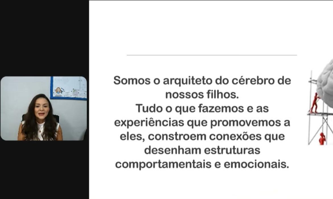 Comportamento infantil: Desafio ou pedido de ajuda? Palestra on-line orienta famílias de estudantes da Rede Municipal de Ensino