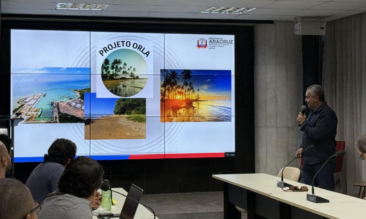 Aracruz apresenta versão preliminar do Plano de Gestão Integrada da Orla Marítima