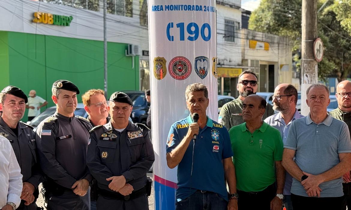 Segurança Pública: Aracruz recebe totens com monitoramento e botão do usuário
