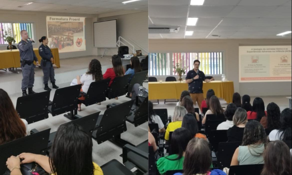 5ª Formação do Programa Saúde na Escola trabalha a prevenção ao uso de álcool, tabaco, crack e outras drogas e seus impactos na saúde mental