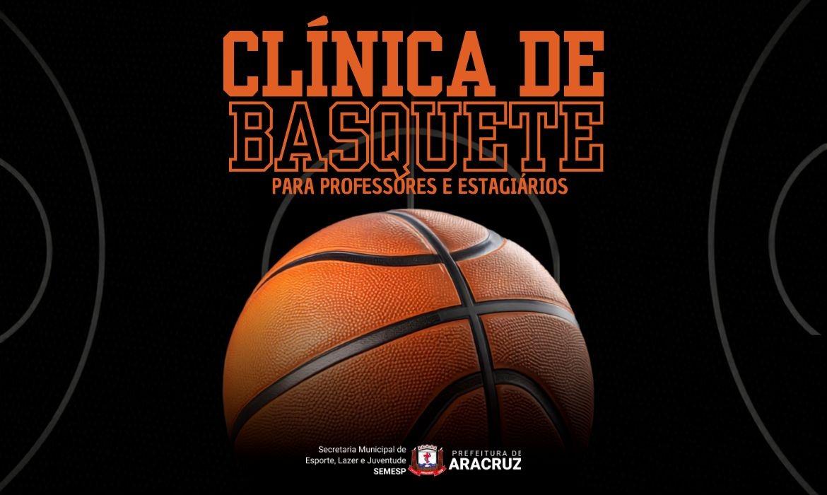 Clínica de Basquete promove capacitação para professores e treinadores no bairro Jequitibá