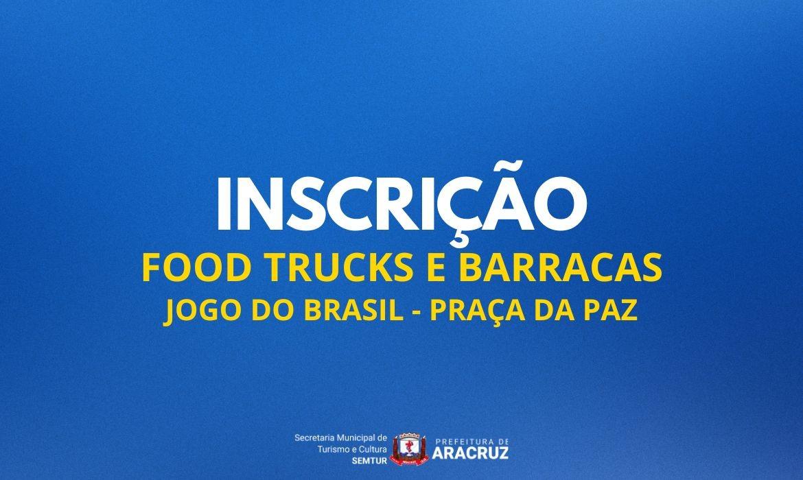 Inscrições abertas para comercialização na transmissão do jogo – Praça da Paz
