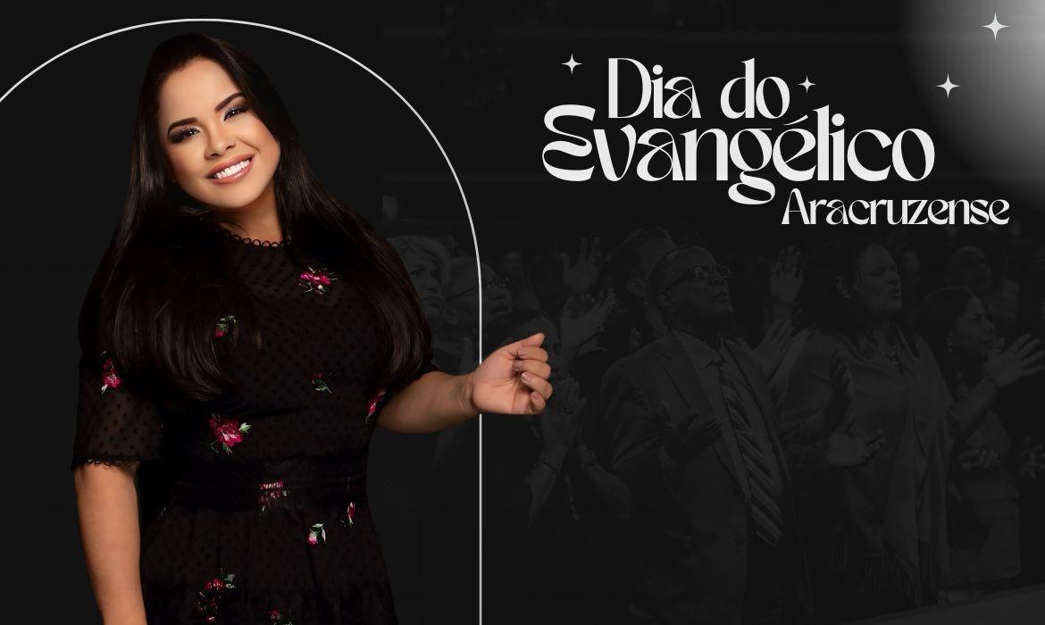 Dia do Evangélico Aracruzense: Cantora Cassiane se apresenta nesta sábado (18)