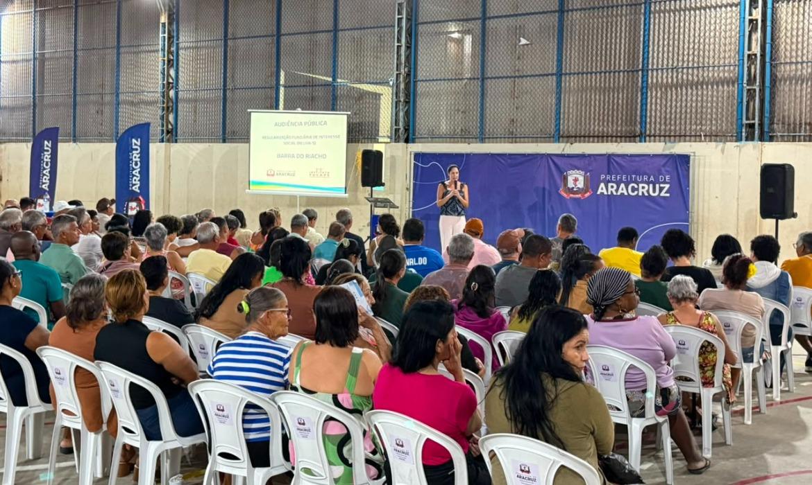 Moradores de Vila do Riacho e Barra do Riacho participam das primeiras reuniões da Reurb