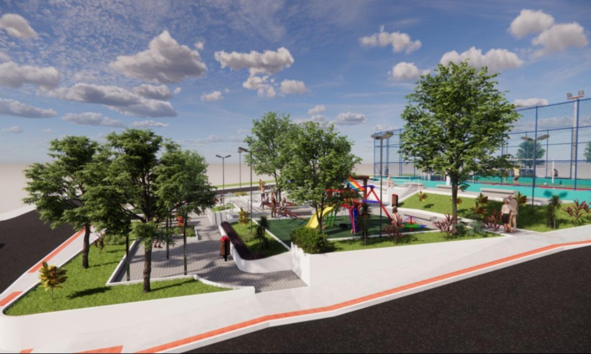 Assinada a Ordem de Serviço para construção de Praça no bairro São José, na Sede