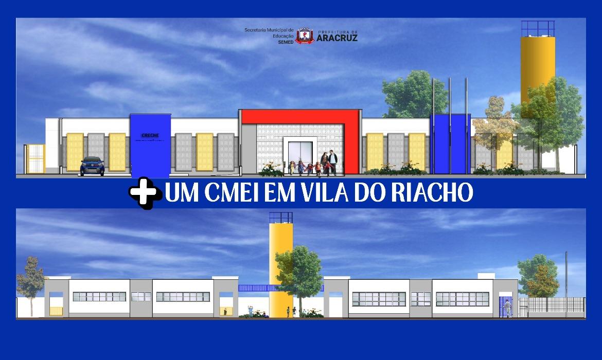 Vila do Riacho vai ganhar nova escola de Educação Infantil com investimento de quase R$ 7 milhões