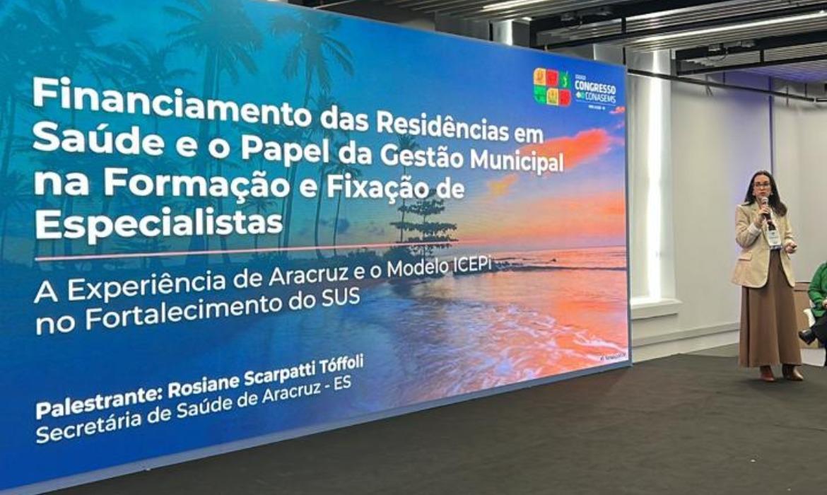 Saúde é destaque nacional no Congresso de Secretarias Municipais e apresenta experiência para mais de 15 mil participantes