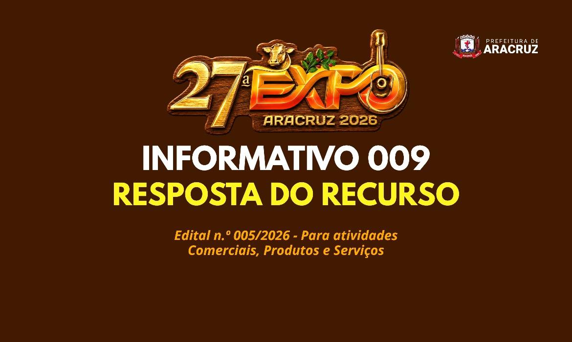 27ª ExpoAracruz: Resposta do Recurso