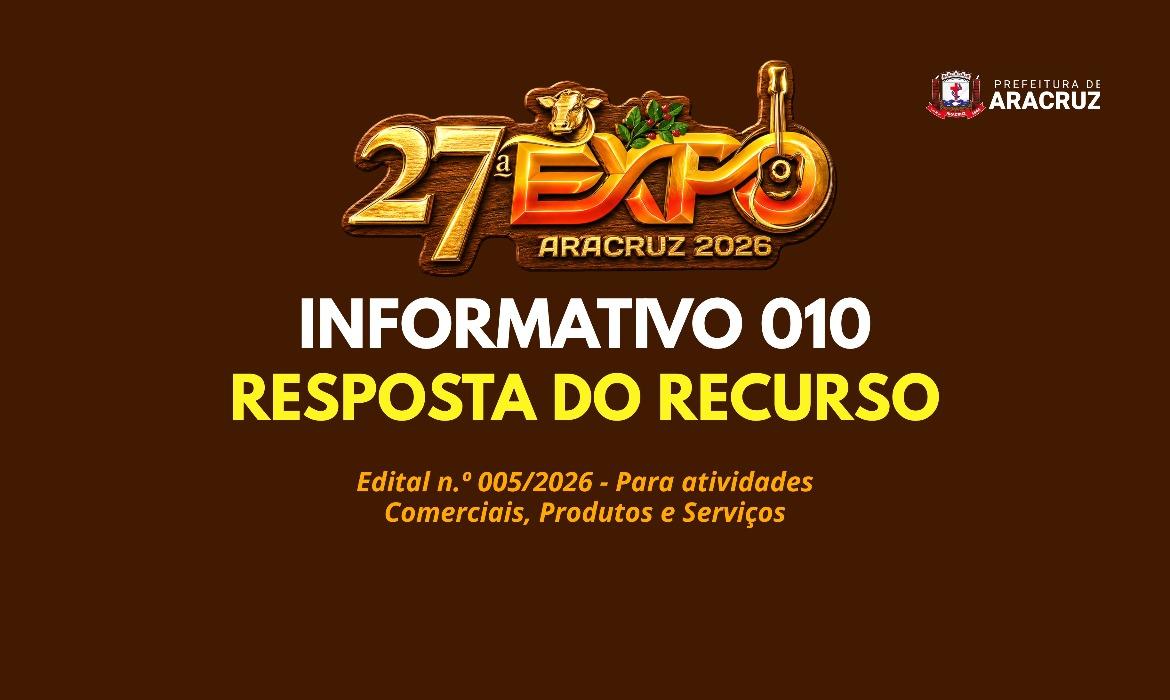 27ª Expo Aracruz: Resposta do Recurso