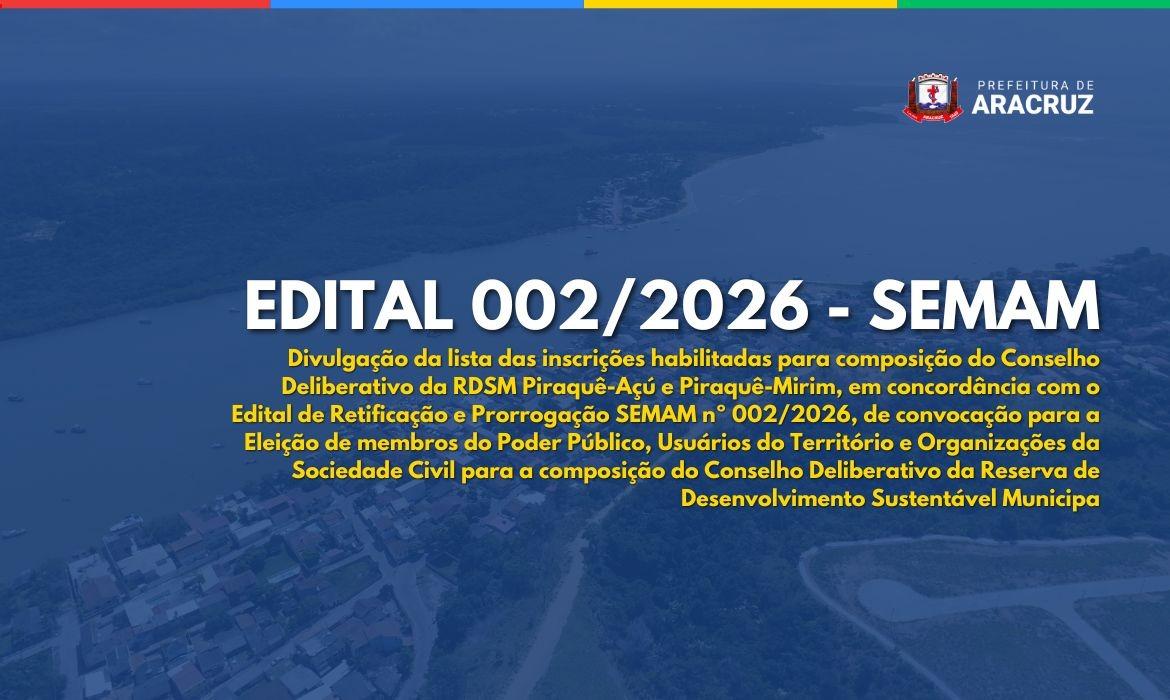 Semam divulga lista das inscrições habilitadas para composição do Conselho Deliberativo da RDSM