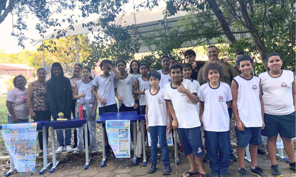 Programa Agrinho: Estudantes da Emef Santa Cruz dão aula de conscientização e preservação ambiental