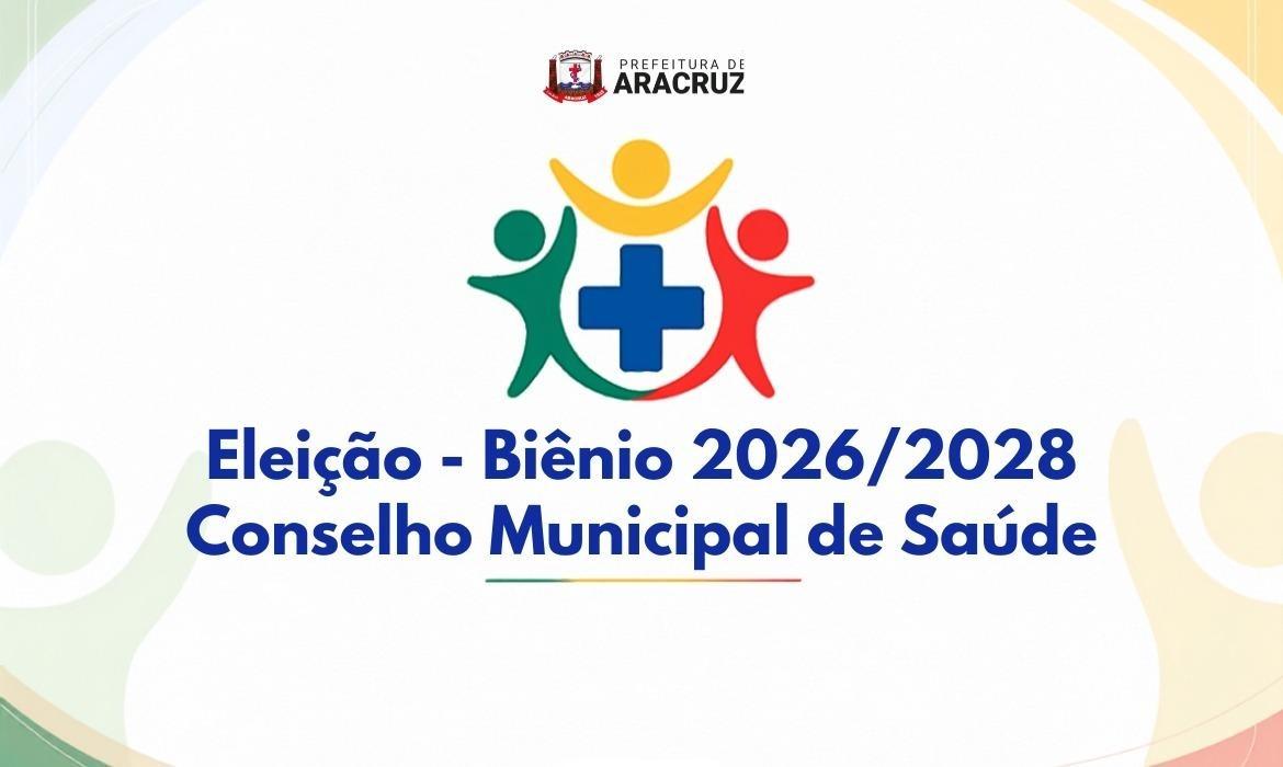 Inscrições para eleição do Conselho Municipal de Saúde começam nesta segunda-feira (14)