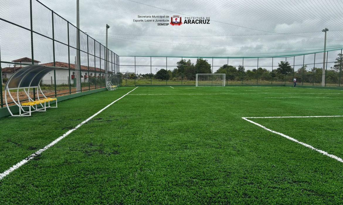 Aldeia Pau-Brasil ganha Campo Bom de Bola para esporte e lazer da comunidade