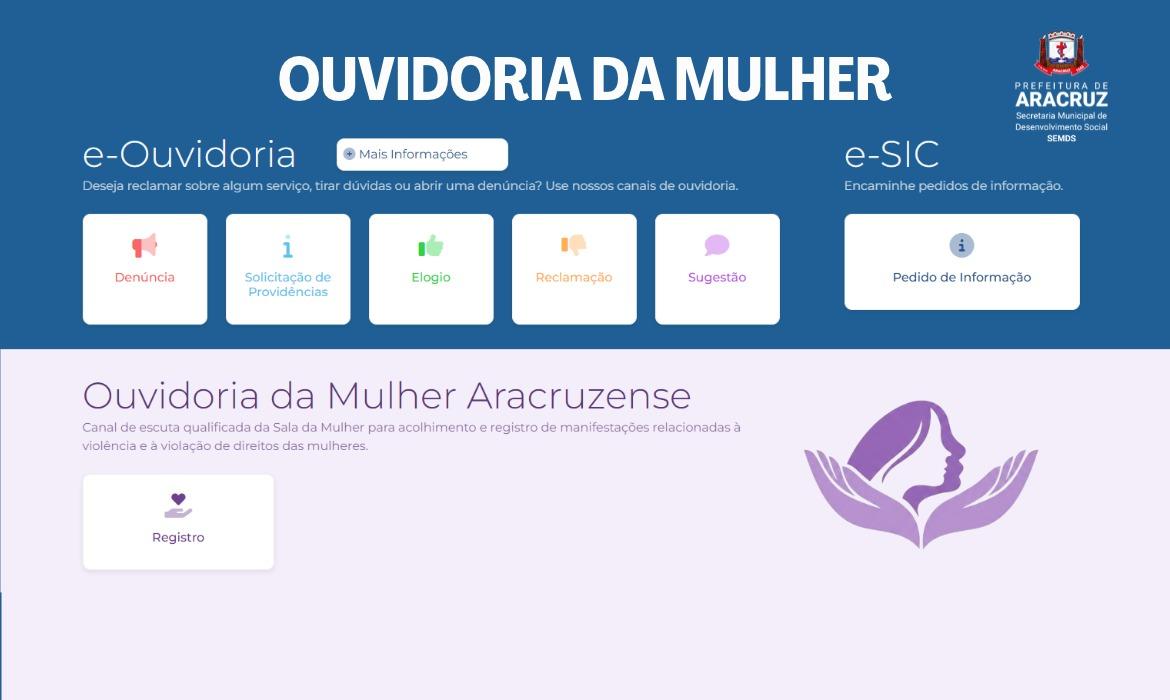 Ouvidoria da Mulher amplia canais de acolhimento e orientação em Aracruz