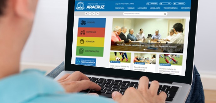 Prefeitura de Aracruz lança novo site: mais moderno e transparente para o acesso da população
