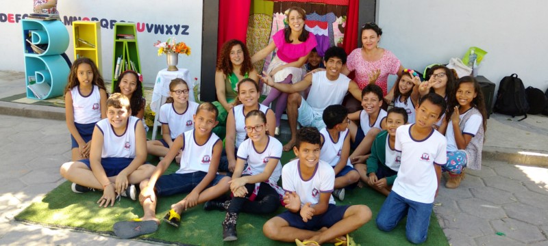 Biblioteca Itinerante Ambiental (BIA) levará sua "floresta do conhecimento" aos alunos do CMEB Honório Nunes de Jesus 