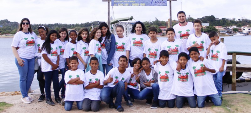 Alunos visitam reserva do Piraquê-Açu na última aula do “Escola no Manguezal”