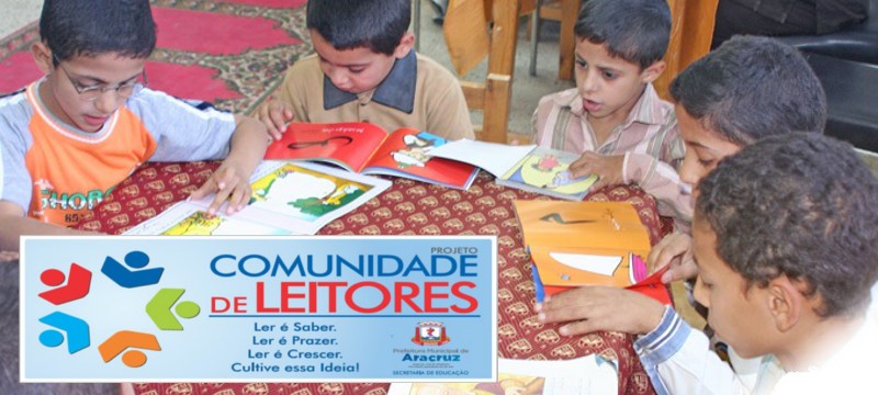 Secretaria de Educação parabeniza escolas municipais no dia do projeto comunidade de leitores
